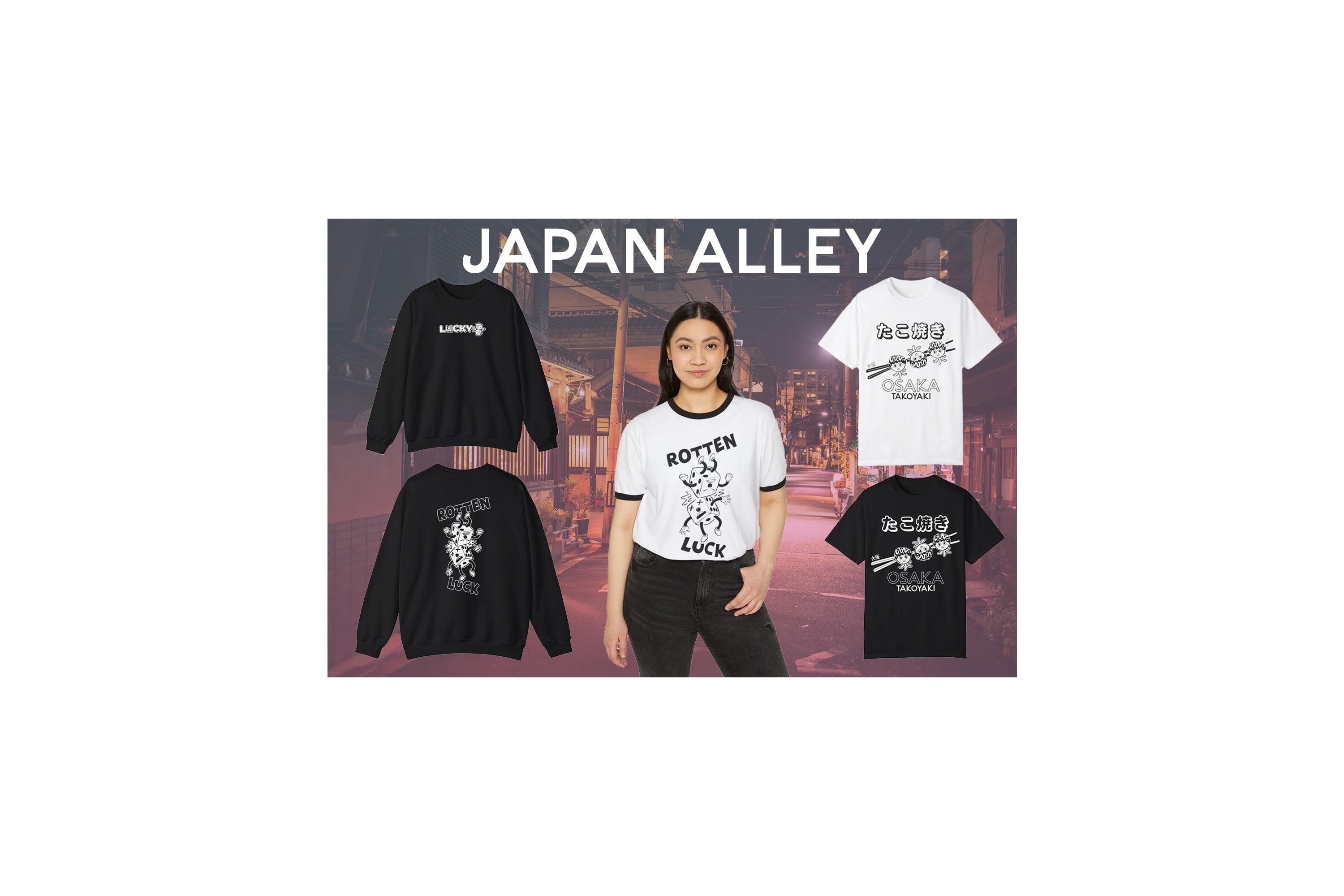 Japan Alley: A Graphic Tee Collection Inspired by Japanese Street Culture
